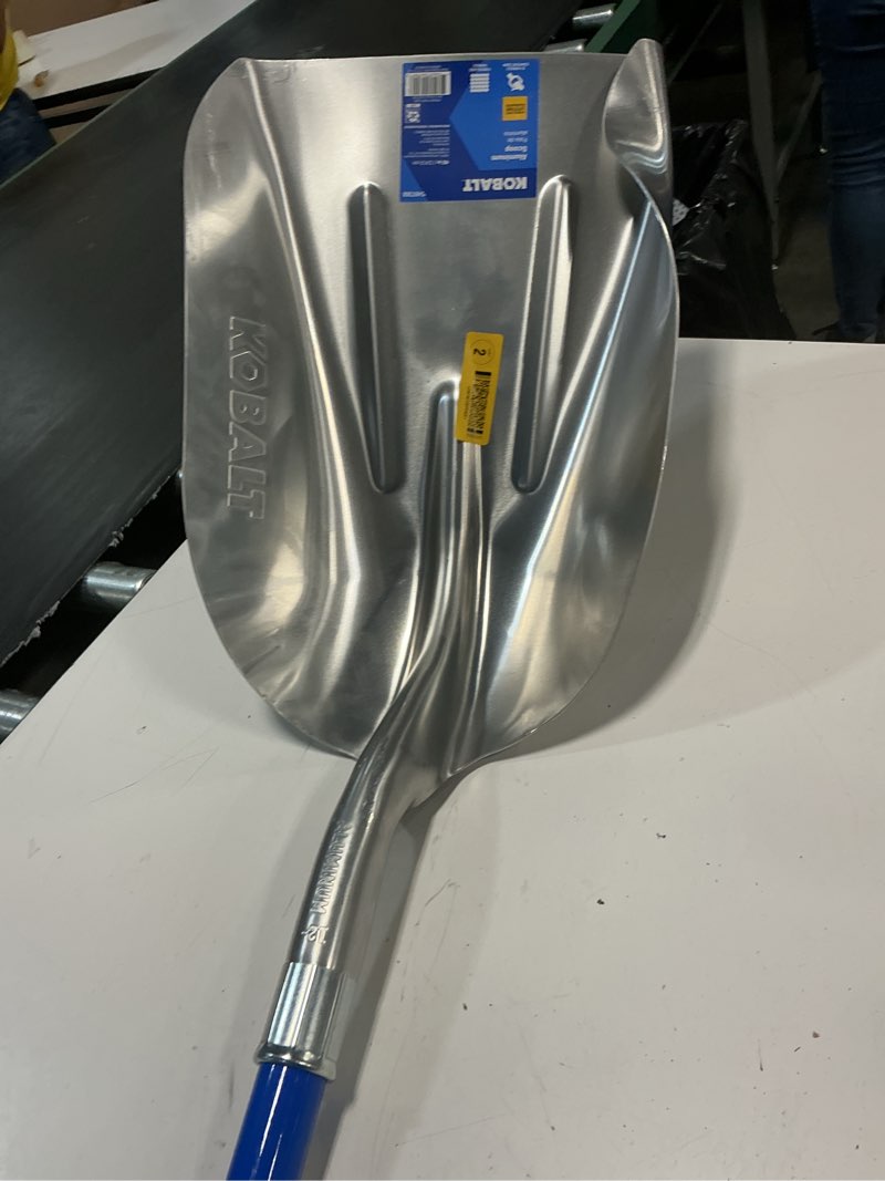 Condition photo showing As Is for kobalt 18-in fiberglass d handle scoop