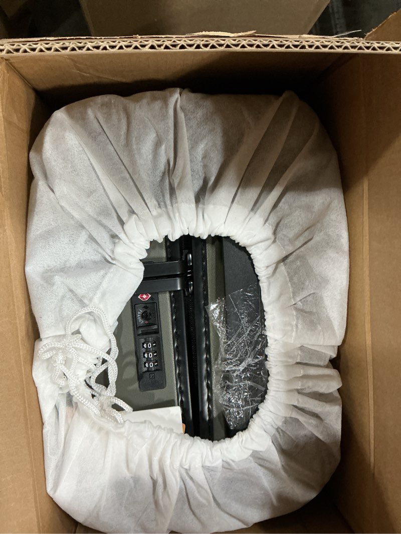 Condition photo showing New/Like New for Small Carry-On Suitcase, Olive(one size: 20 inch)