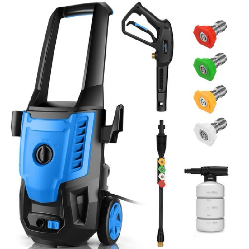 Pressure Cleaner 5000 PSI 4.0GPM Portable Power Cleaner with 4 QC Nozzles, 50