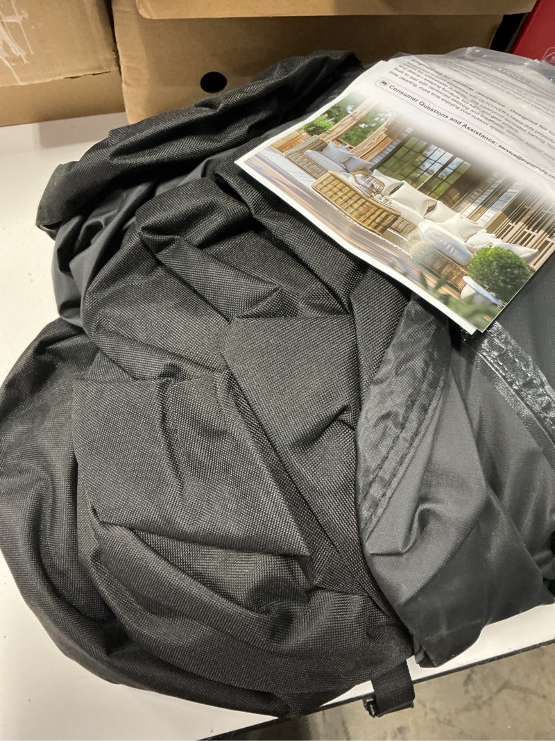 Condition photo showing Good Condition for ultcover waterproof outdoor sofa cover - heavy duty patio bench covers 86w x 30d x 35h inch, black 86"x30"x24"/35"(h) black-30"deep