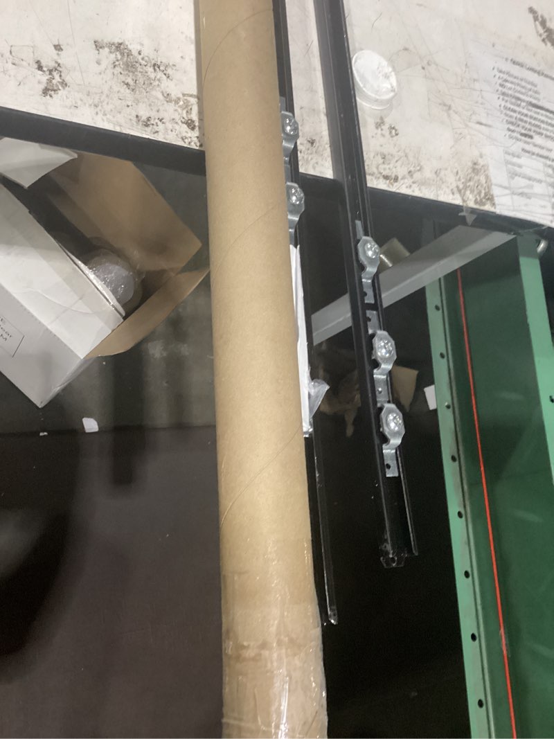 Condition photo showing Good Condition for universal mirror support system | adjustable mounting brackets | attach to dressers & other furniture | add safety & stability to mirror dressers | 60"