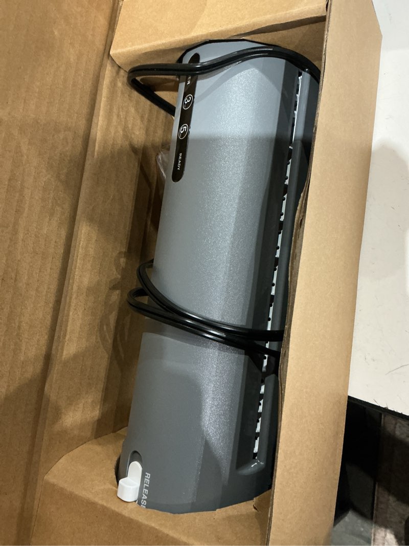 Condition photo showing Good Condition for scotch thermal laminator, 2 roller system for a professional finish, use for home, office or school, suitable for use with photos (tl901x) laminating machine