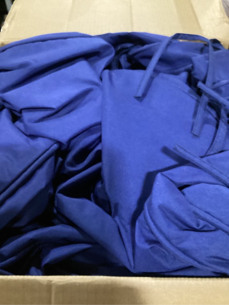 Condition photo showing Good Condition for outdoor chaise lounge cushion set of 2, fadesafe water-repellent lounge deck reclining chair cushions for patio furniture lawn pool resort hotel, 80x26x3 inch, navy 80*26*3 inch navy 2