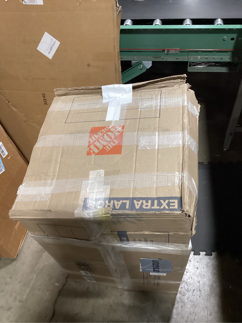 Condition photo showing As Is for homecraft deluxe bariatric drop arm commode, 1000 lb weight capacity, extra wide seat with adjustable height, bedside or over toilet use, drop arms for easy transfers, includes splash guard & bucket professional healthcare