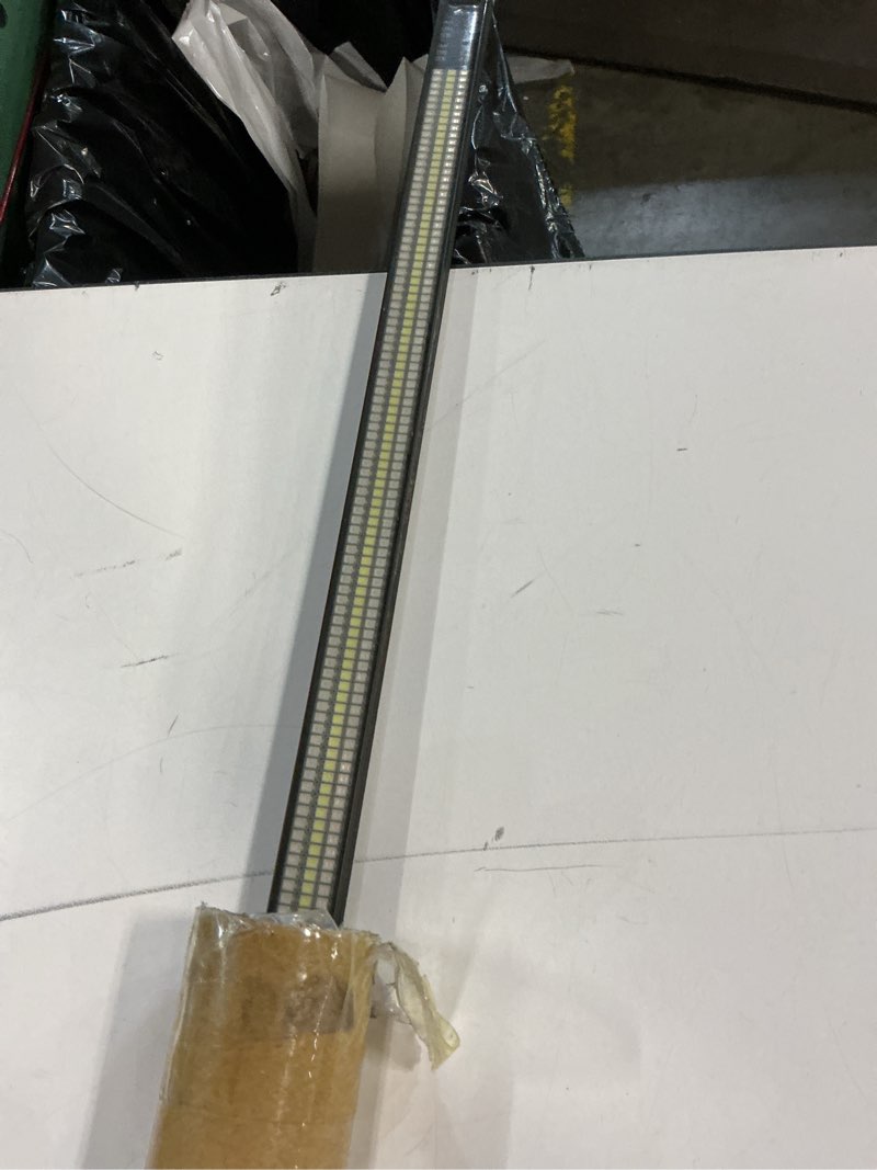 Condition photo showing Good Condition for 60 inch tailgate light bar, aluminum frame triple row led tailgate light strip for truck, pickup,trailer with full function red brake white reverse amber turn signal double flash light 60" rigid triple row - amber turn