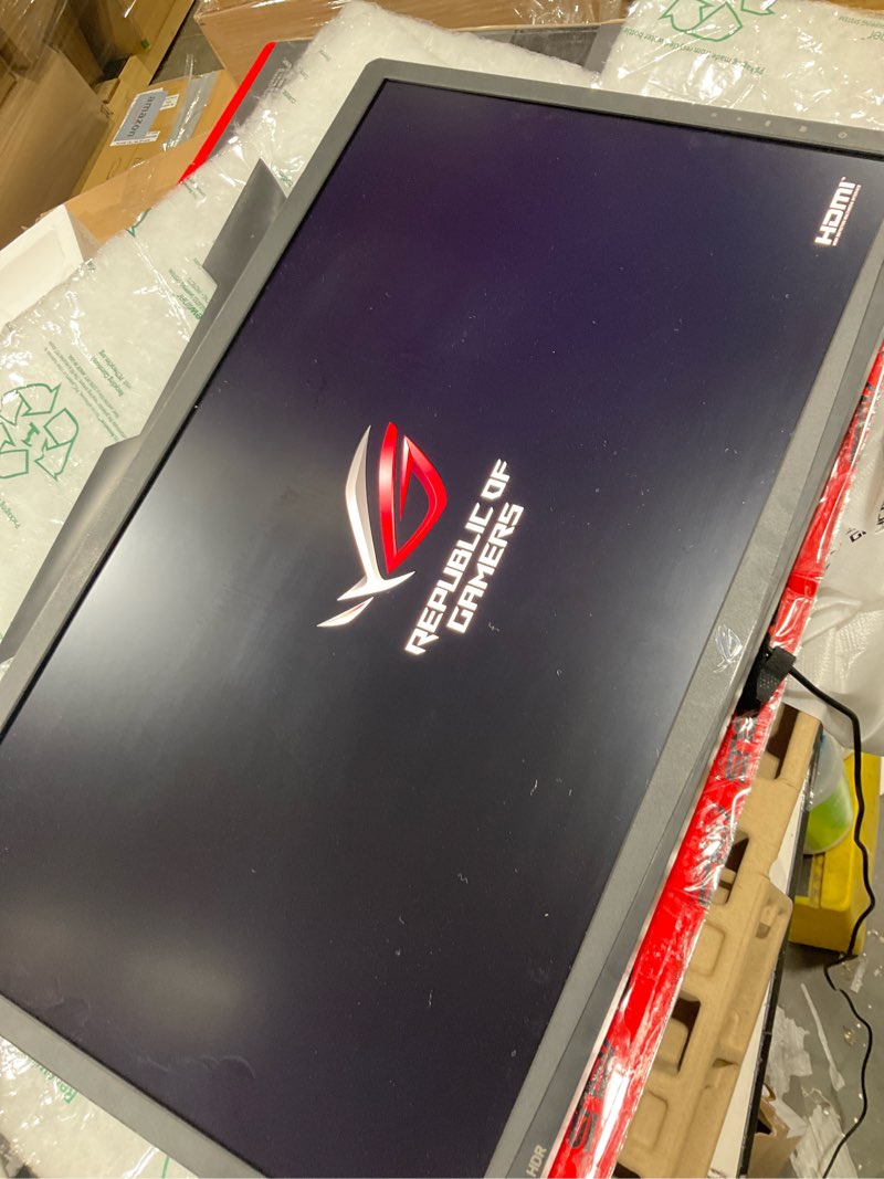 Condition photo showing Good Condition for ASUS ROG Swift 32” 4K OLED Gaming Monitor (PG32UCDMR) ? 4K (3840 x 2160), QD-OLED, 240Hz, 0.03ms, G-SYNC Compatible, 99% DCI-P3, USB-C 90W, DisplayWidget, DisplayPort 2.1, 3 yr Warranty 32" OLED 4K 240Hz UHD DP 2.1