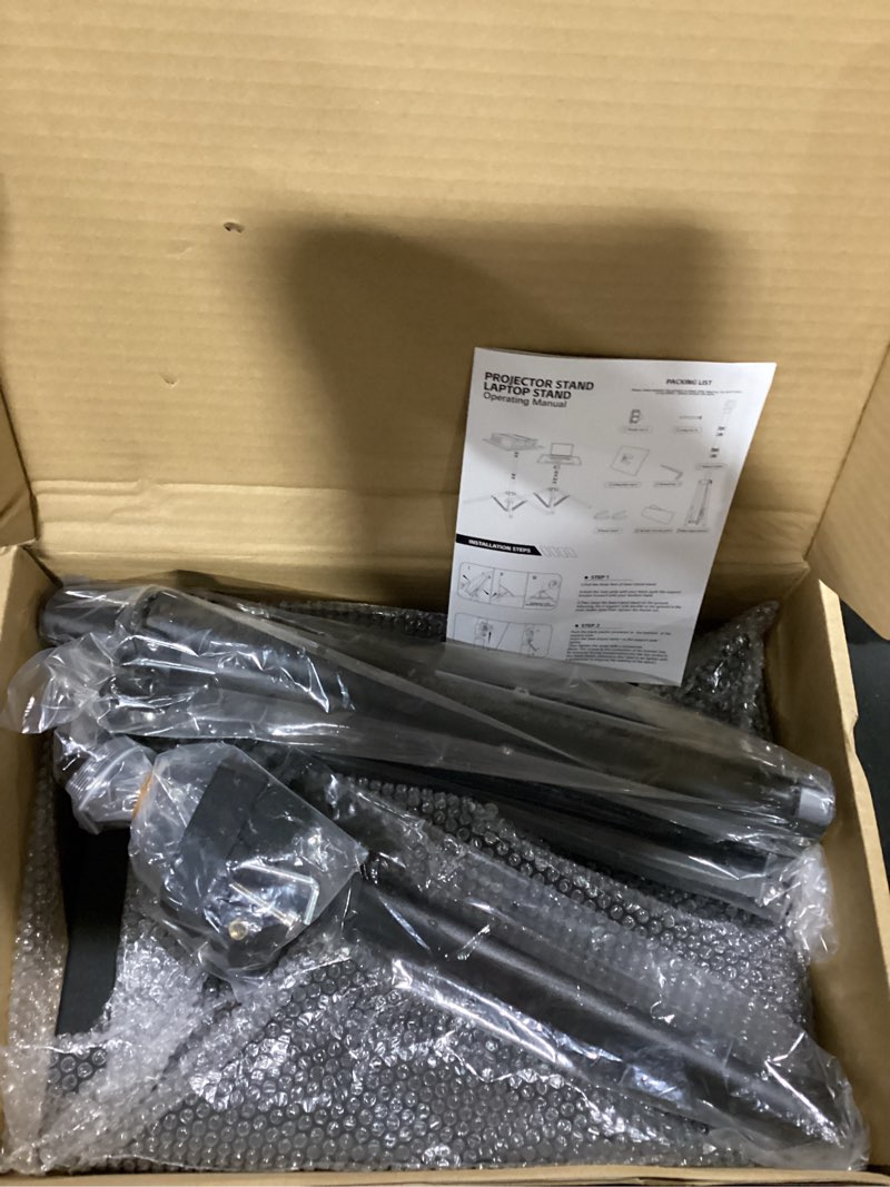 Condition photo showing Good Condition for projector stand, 33lb load bearing & 22-55" height adjustable, for projector/laptop/dj gear, outdoor/office/studio - stable base (black)