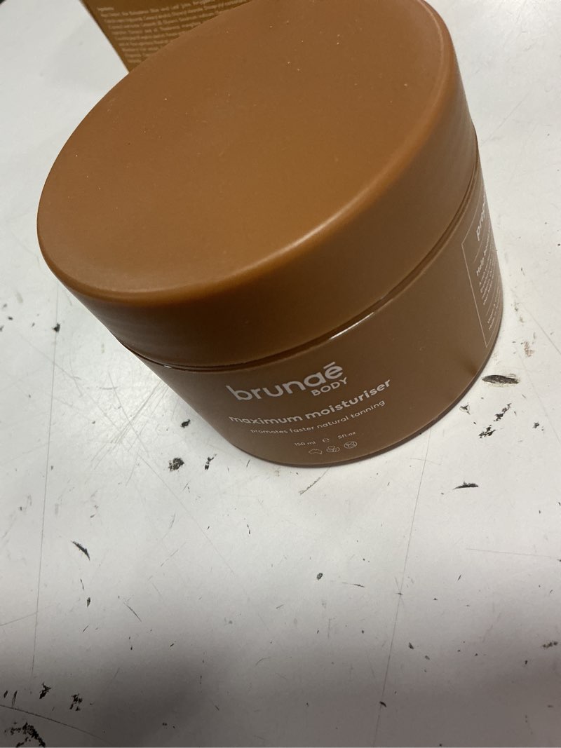 Condition photo showing Good Condition for brunae body® maximum tanning moisturizer [for darker & faster tan] - skin firming pre-tan preparation lotion - hydrating body lotion for sun bed with jojoba, avocado & tamanu oil - vegan & aussie made