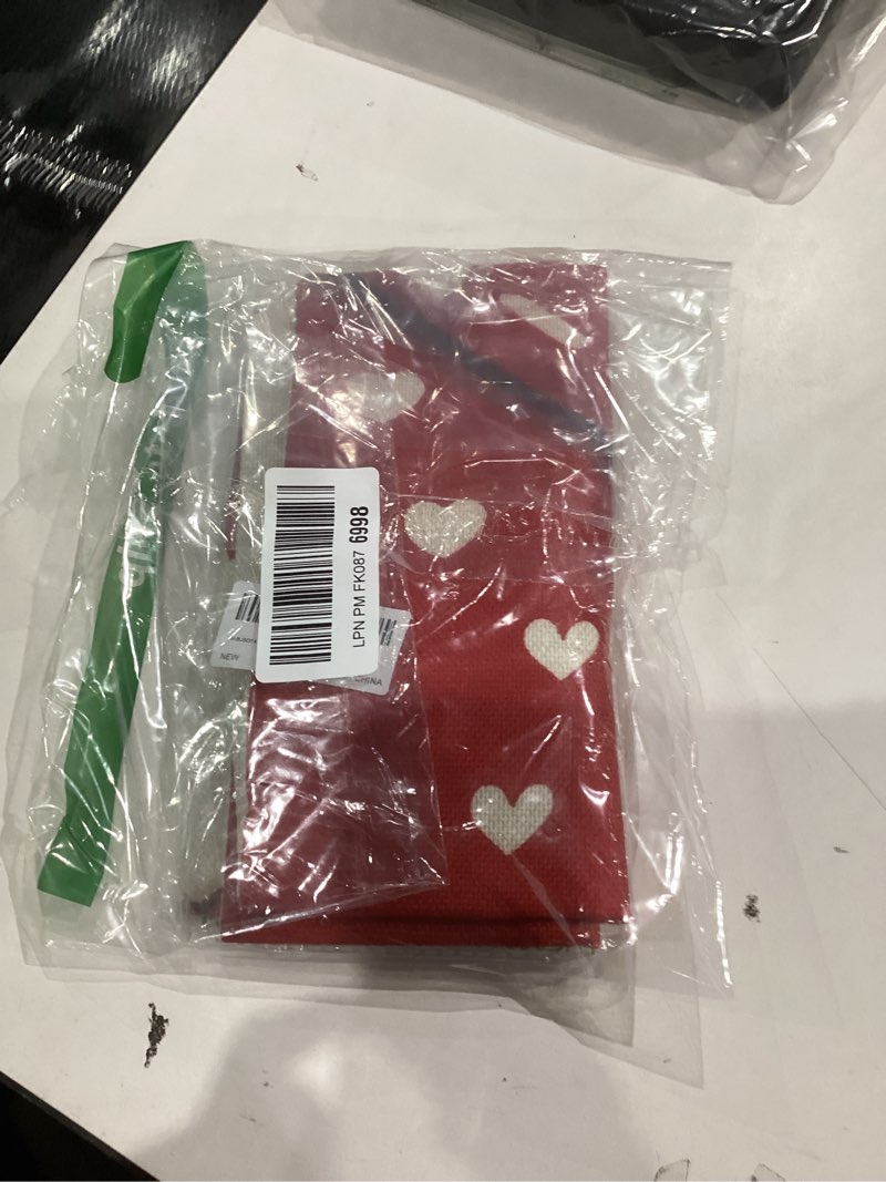 Condition photo showing New/Like New for RABUSOFA Valentines Pillow Covers 12x20 inch Valentines Day Decoration Red Love Heart Anniversary Wedding Lumbar Throw Pillowcase for Couch Home Decor Red Red 20" x 12" (Pack of 1)