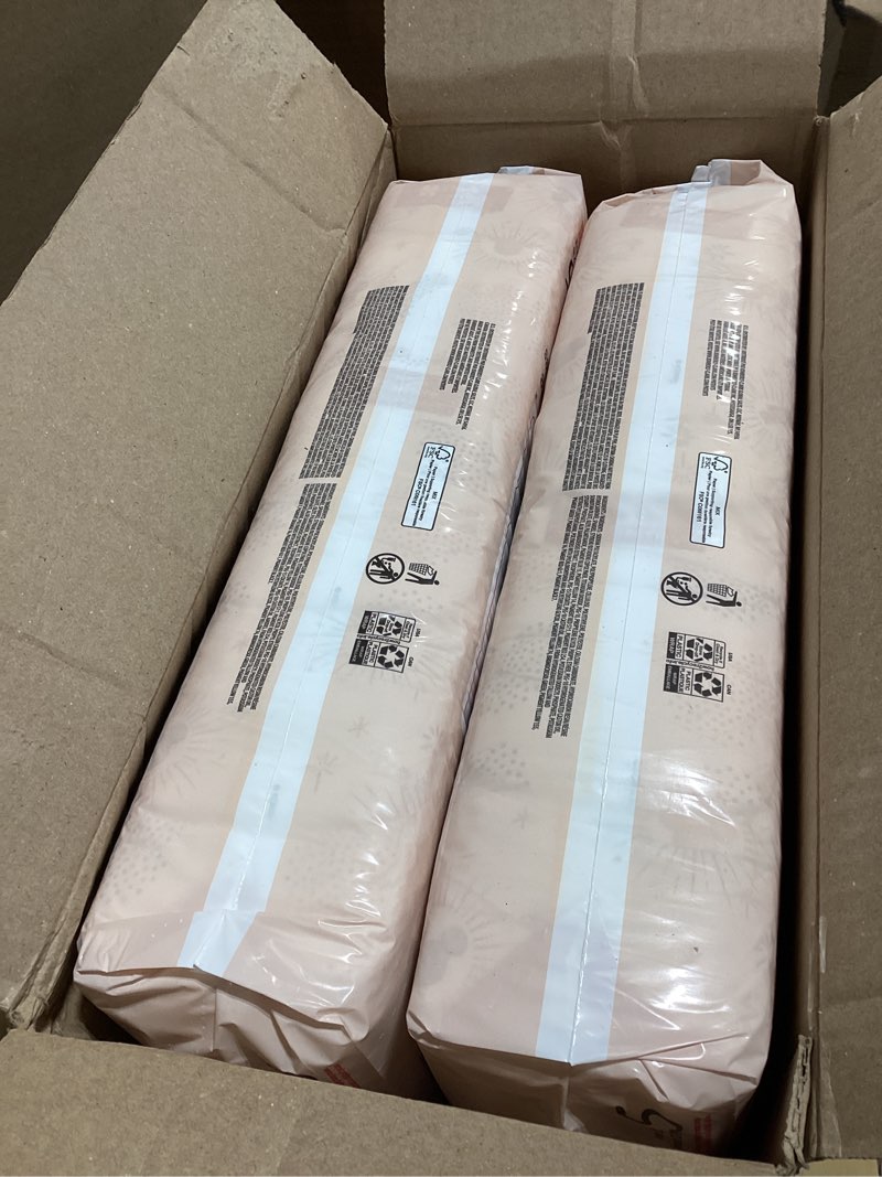 Condition photo showing New/Like New for Huggies Size 5 Diapers, Skin Essentials Baby Diapers, Size 5 (27+ lbs), 132 Count (2 Packs of 66), Packaging May Vary