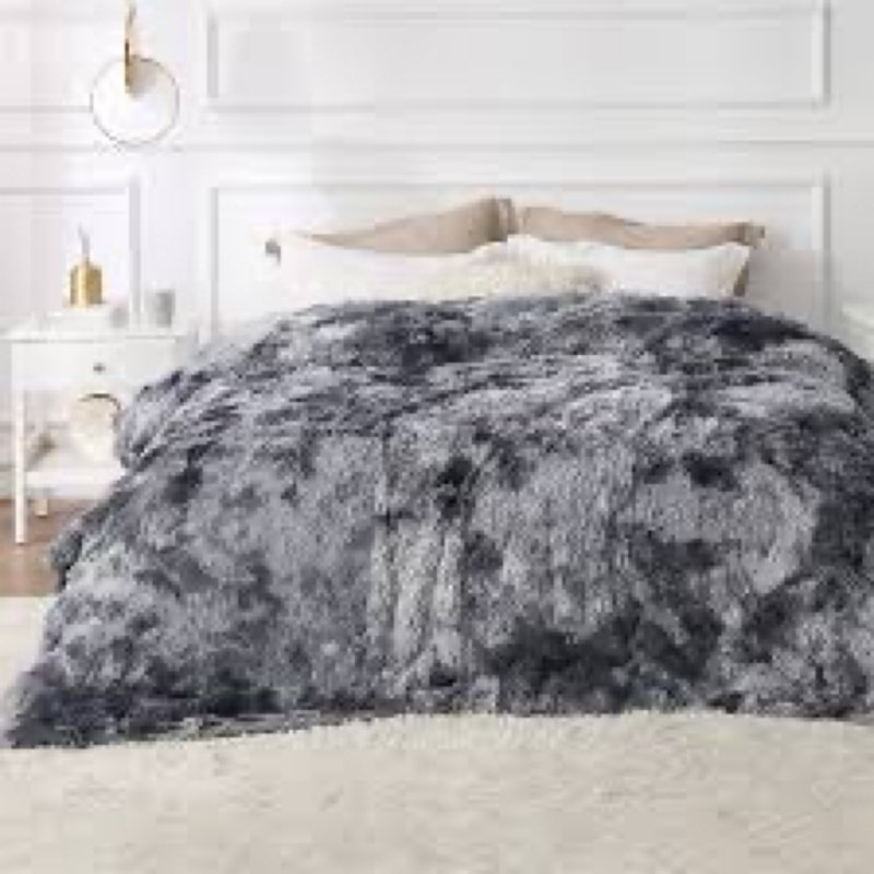 (incomplete)bedsure gentlesoft fluffy sherpa fleece faux fur blankets queen size for bed, bedroom decor winter b