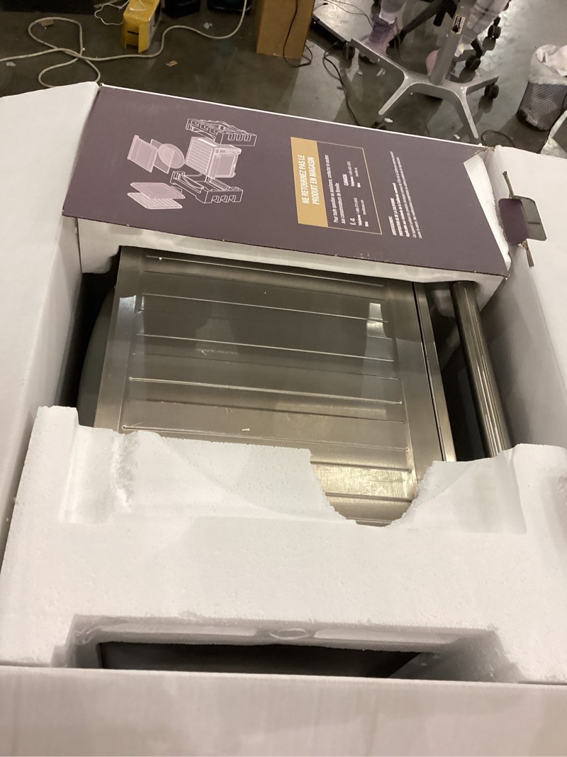 Condition photo showing As Is for Breville BOV800XL Smart Oven Countertop Convection, Brushed Stainless Steel Silver BOV800XL