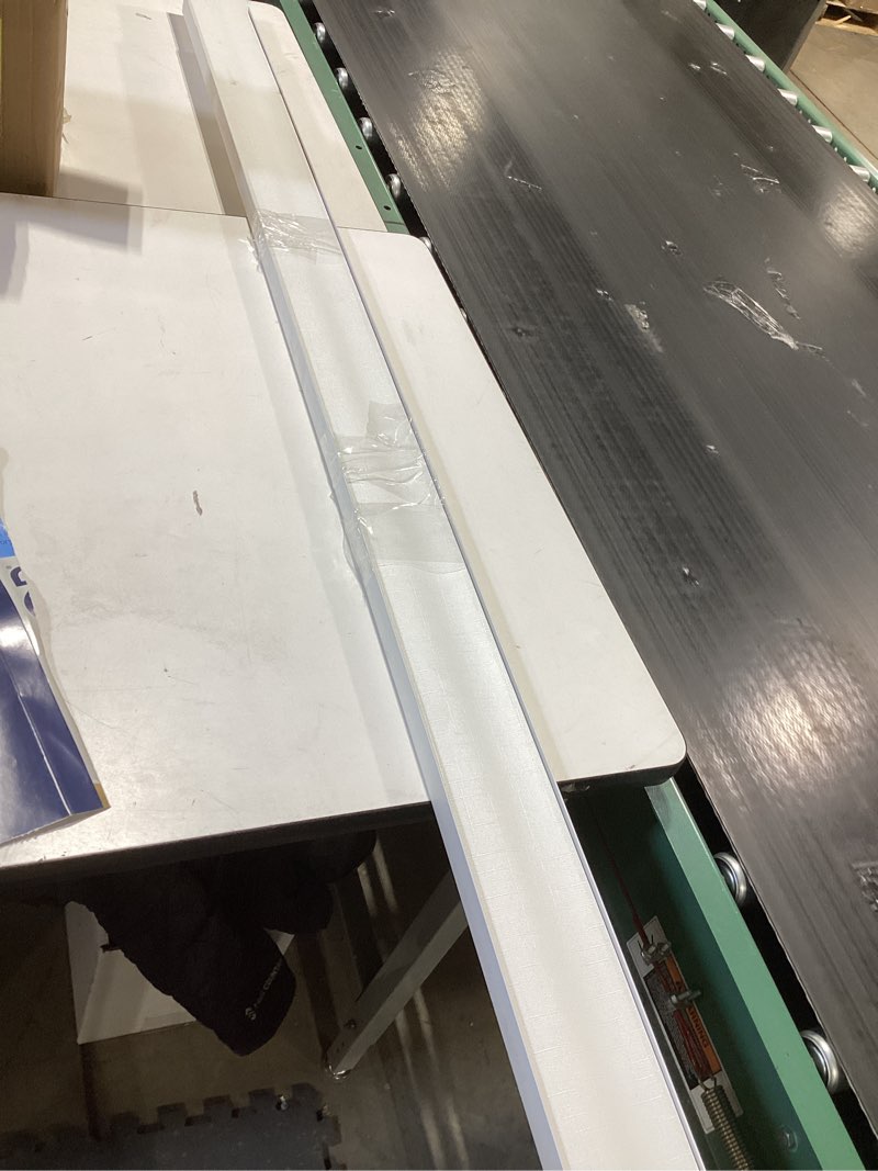 Condition photo showing As Is for LEVOLOR 13-Piece Off-white Plastic Vertical Headrail Vanes