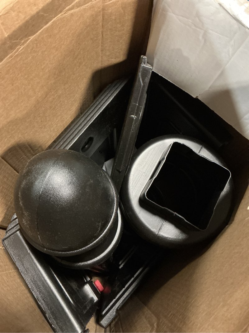 Condition photo showing Good Condition for architectural mailboxes stratford plastic mailbox and post kit, sc000bam, black, medium capacity