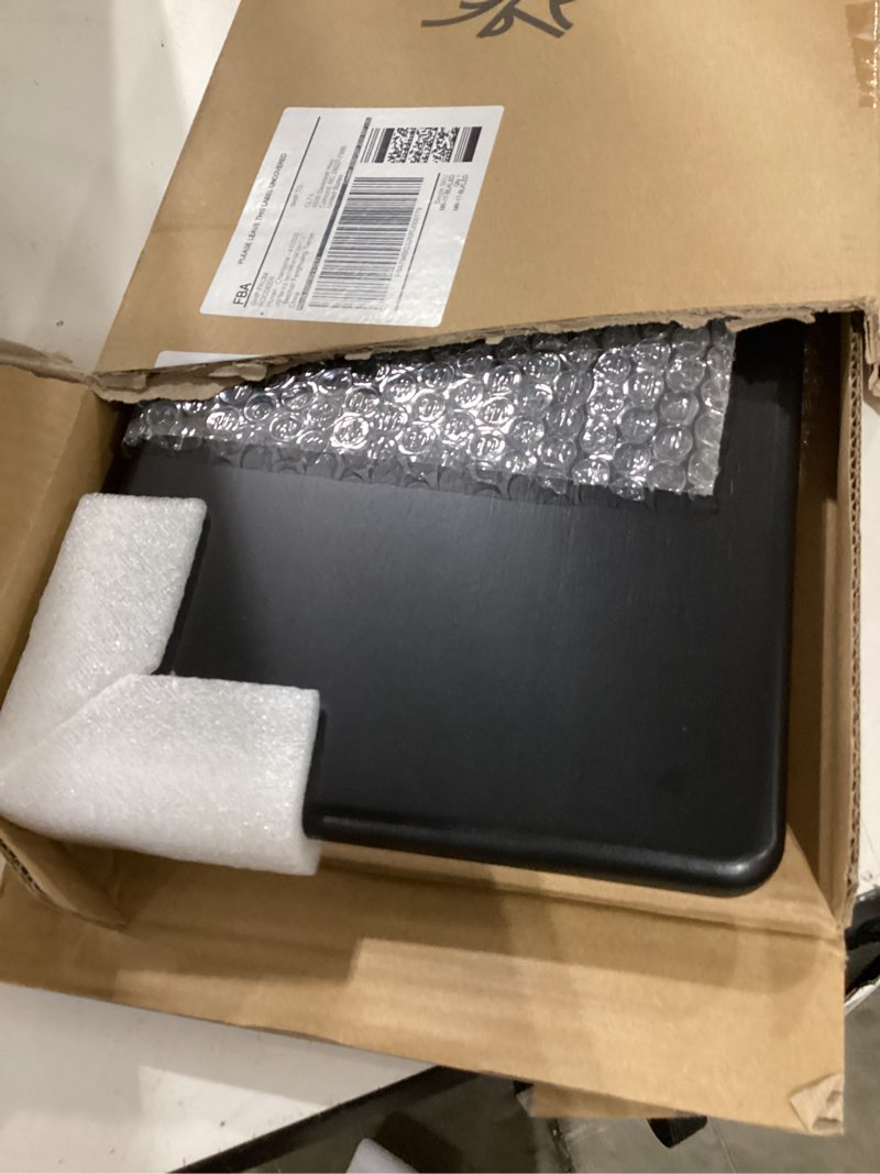 Condition photo showing New/Like New for rocdeer bamboo monitor stand riser with rgb lights,31.5 inches desktop shelf with acrylic legs suppo