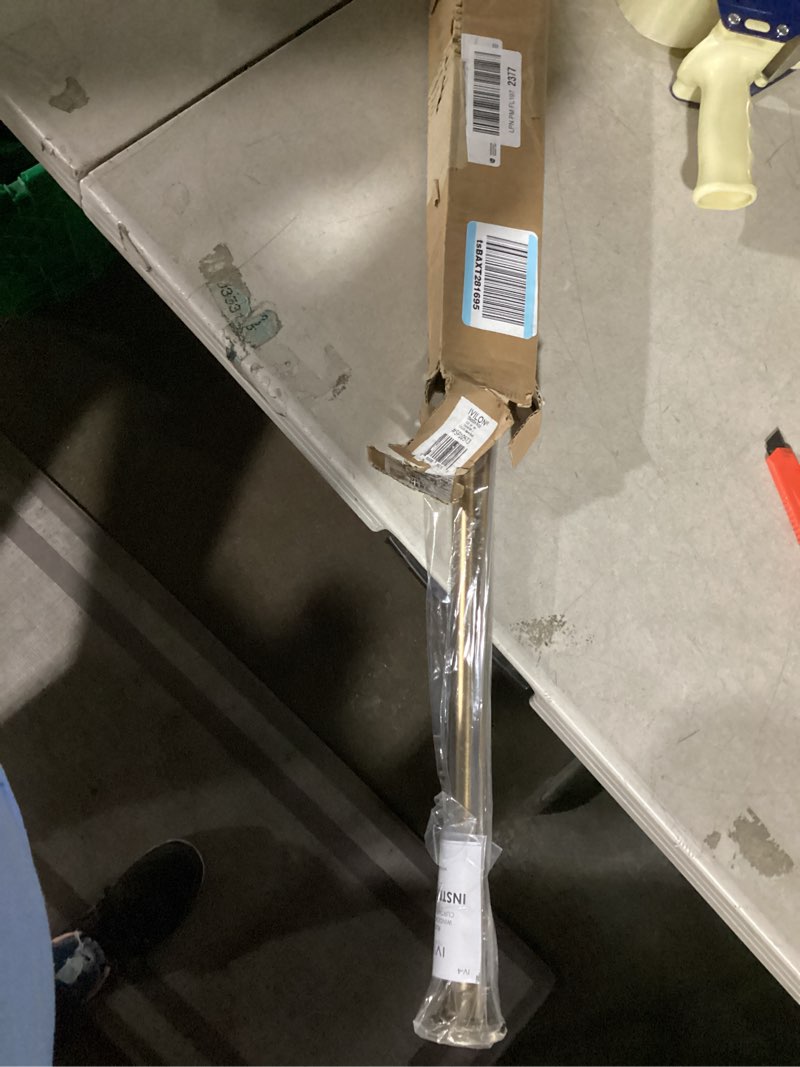 Condition photo showing Good Condition for ivilon tension curtain rod - spring tension rod for windows or shower, 54 to 90 inch. warm gold 54" to 90" warm gold