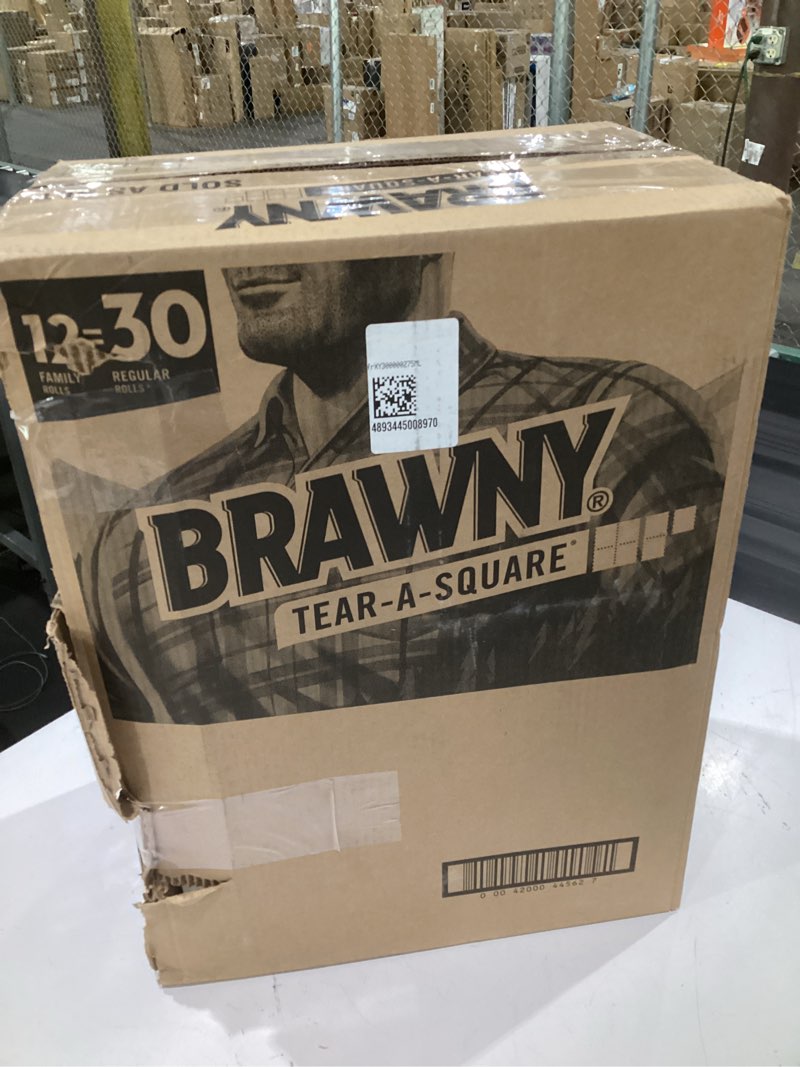 Condition photo showing Good Condition for brawny paper towels, 12 pack