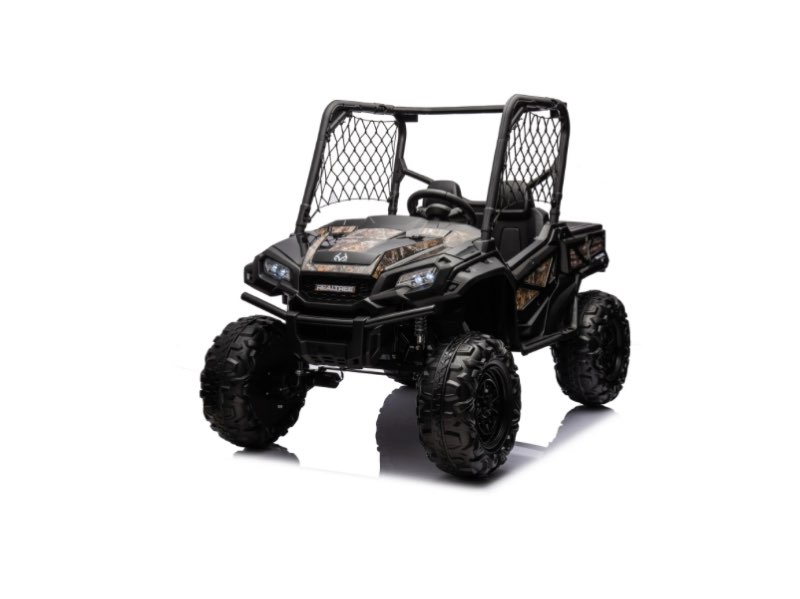 24v realtree xd utv battery-operated ride-on with remote, kids 3+ years, up to 5 mph