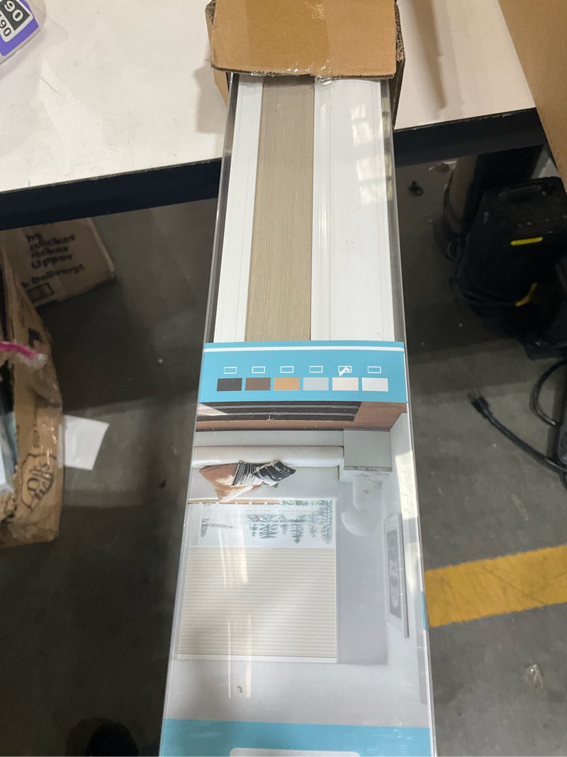 Condition photo showing Good Condition for Changshade Cordless Blackout Shades Cellular Blinds Door Window, Black Out Light Blocking Honeycomb Room Darkening 1.5'' Single Cell Pleated for Home, Shade Size 30" W x 72" H Beige, JZCEL30BG72C