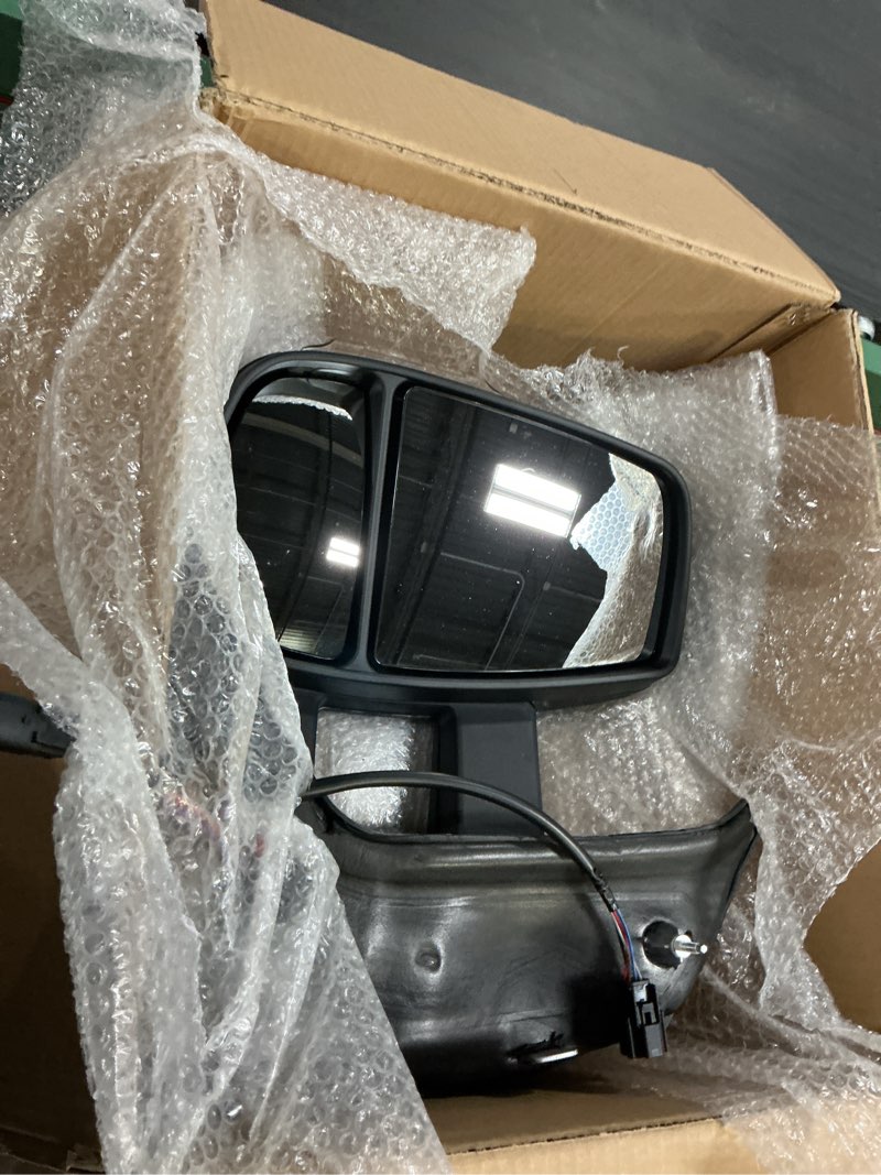 Condition photo showing Good Condition for 15-25 Long Arm Left Driver Side Mirror Compatible with Ford Transit 150 250 350 350 HD 2015-2025,W/Blind Spot/Heated Glass/Manual Folding/Power Adjustment/Turn Signal Door Mirror LK4Z-17682(6pins)