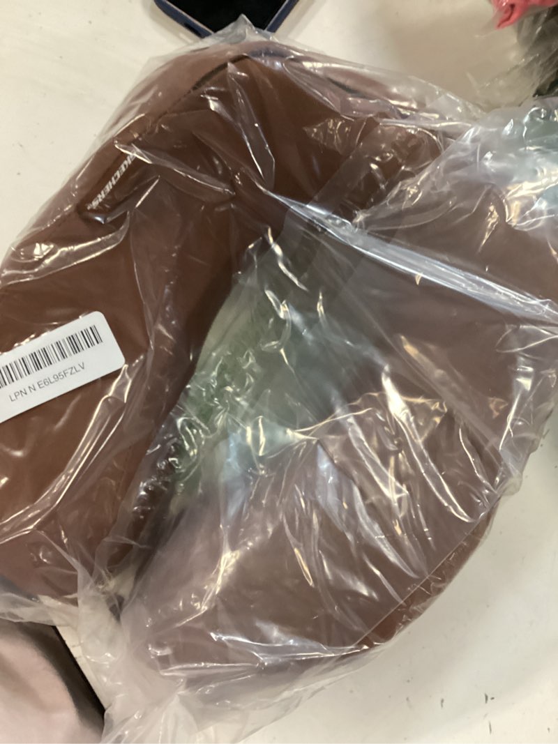 Condition photo showing Good Condition for skechers neck pillow for traveling,memory foam travel neck pillow for airplane travel pillow for flight headrest sleep, portable plane accessories,brown