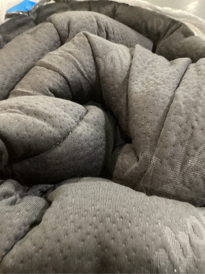 Condition photo showing Good Condition for ultra soft queen size mattress topper - viscose made from bamboo pillow top mattress pad for back pain relief - naturally cooling for hot sleepers, dark gray dark gray queen