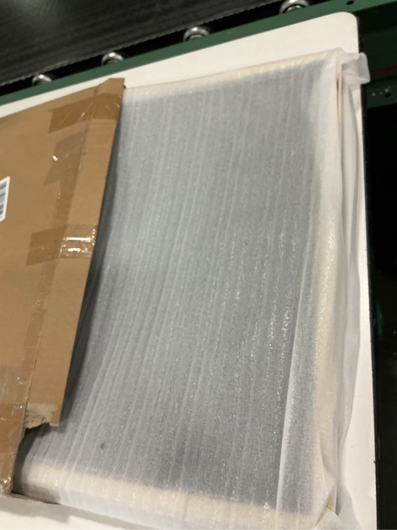 Condition photo showing New/Like New for 18x18 Picture Frame White Solid Wood for Mat 14x14 Wall Mounting Square Poster Frames 1 18x18 Inch