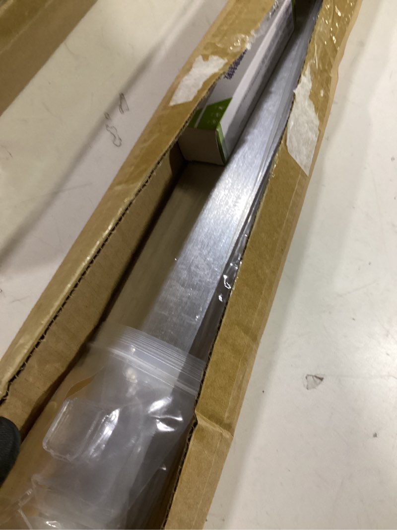 Condition photo showing Good Condition for 30" slide-in range rear filler kit w10113901a, stove gap universal triangular filler strip, top trim kit between stove and wall for whirlpool & most brand, durable aluminum silver