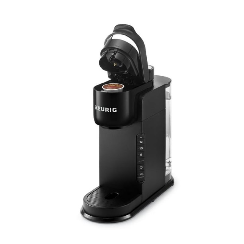 keurig k-express coffee maker, single serve k-cup pod coffee brewer. removable reservoir,. brew sizes, black