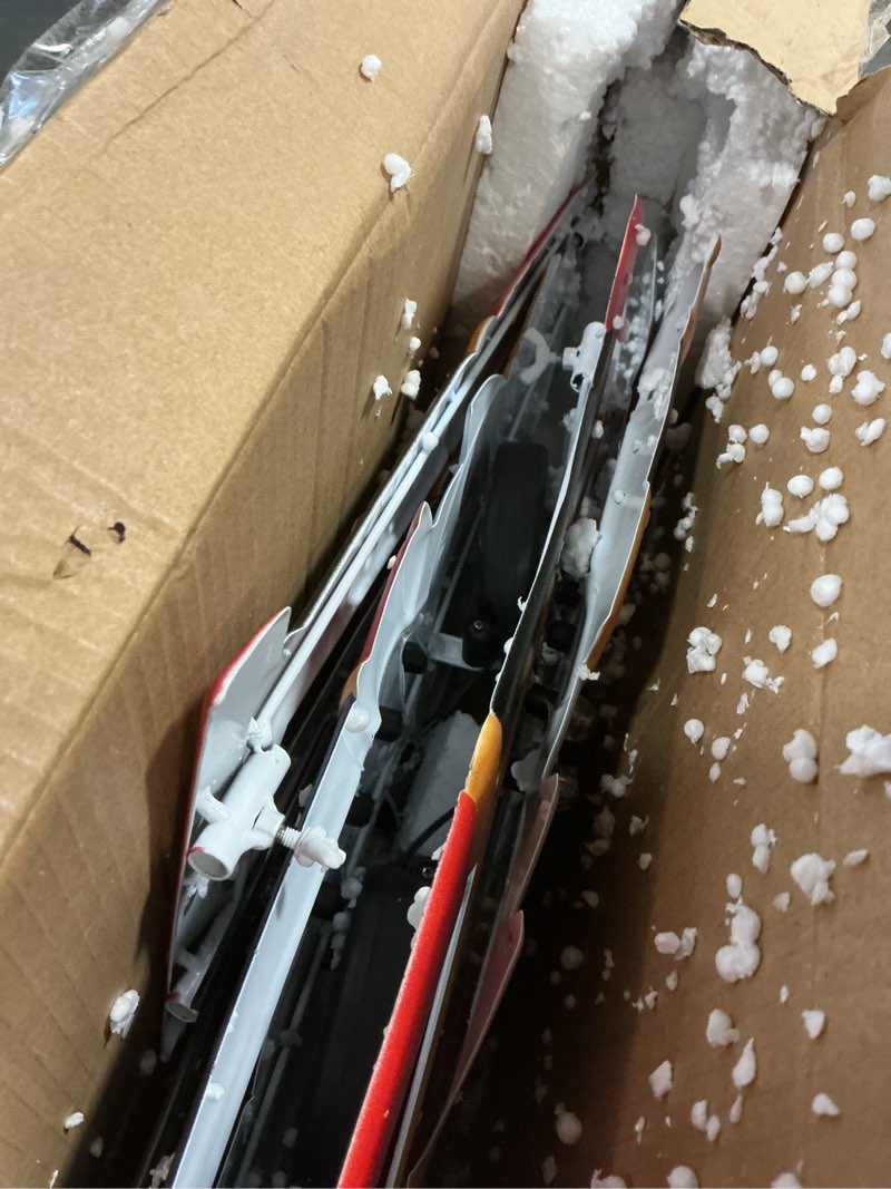 Condition photo showing Good Condition for Solar Christmas Nutcracker Garden Decorative Lights Yard Stakes Outdoor 2Packs of 45.28In Nutcracker Soldier Standing for Driveway Door Garden Yard Lawn