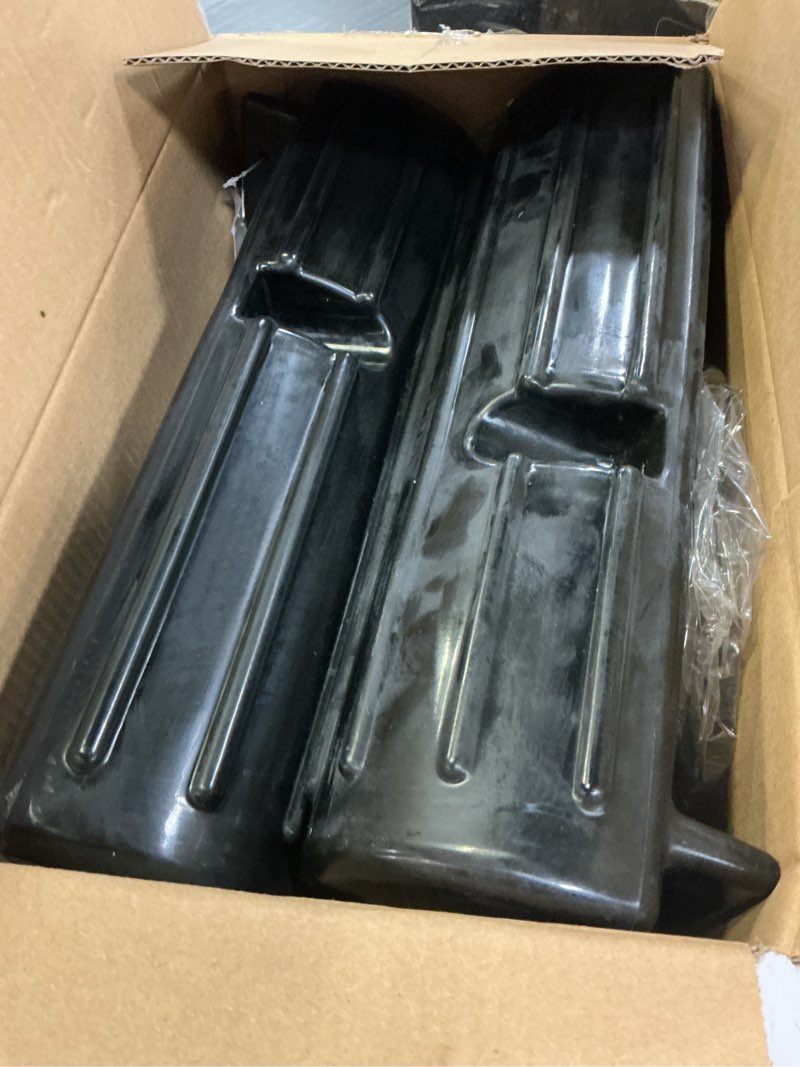 Condition photo showing Good Condition for oceanbroad boat bumpers for docking, boat dock bumpers for edge & side, marine fender guard with stainless steel hardware, uv-resistant pvc, vertical dock protection for straight edge installation black 2 pack