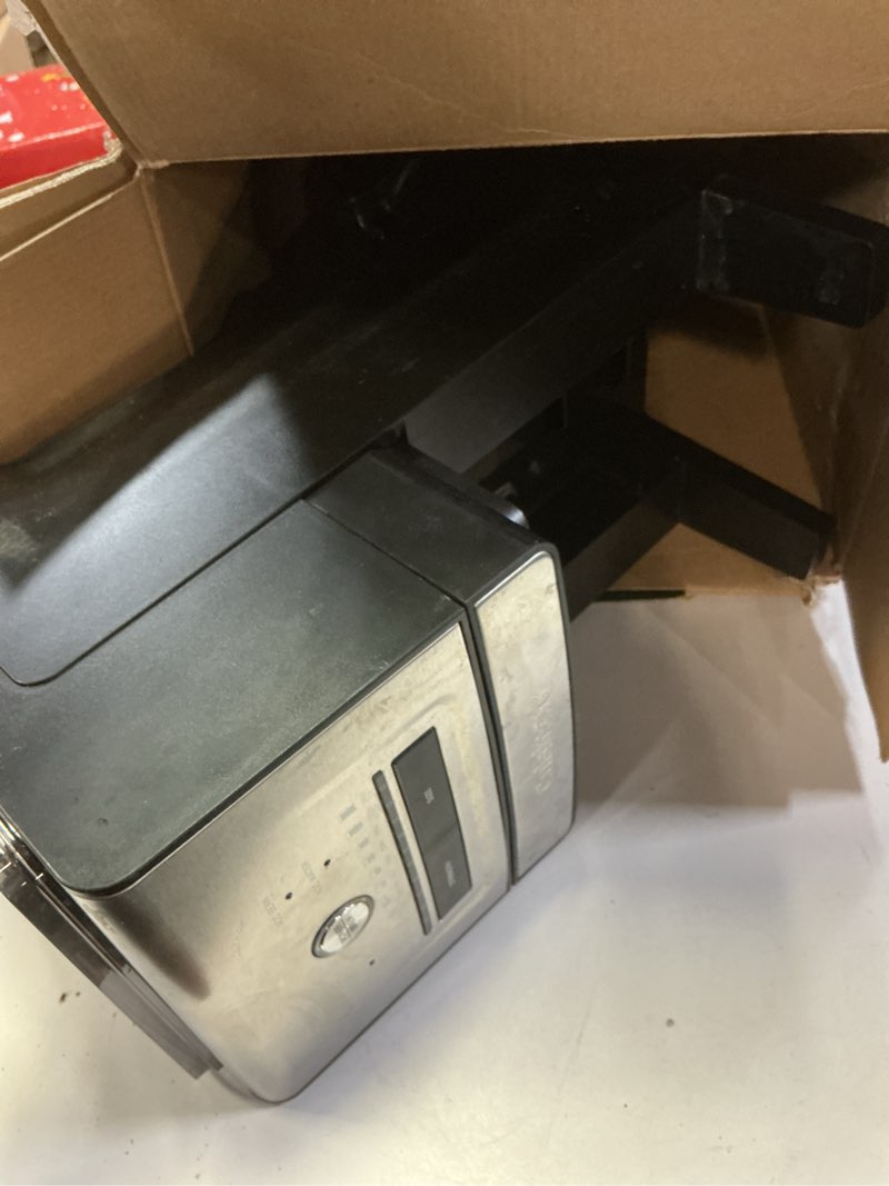 Condition photo showing As Is for (Incomplete,missing pcs)Cuisinart Coffee Maker, Custom Grind and Brew Single Cup Coffee Maker, 6 Cup Sizes, Built-in Stainless Steel Burr Mill, Adjustable Strength, Grind Control and Over Ice Feature, Easy Cleaning, DGB-30