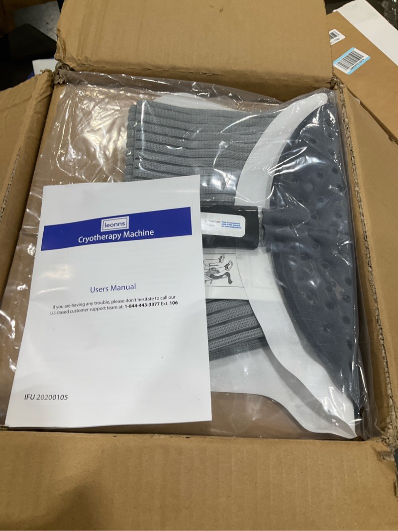 Condition photo showing Good Condition for LEONNS® Cold Therapy Machine with Programmable Timer - Cryotherapy Machine for Knee After Surgery with Knee Compression Pad | Post-Surgery Recovery (Ice Machine + Knee Pad)