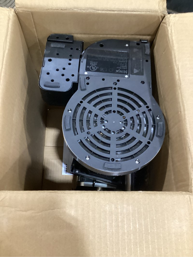 Condition photo showing As Is for ninja specialty drip coffee maker | dualbrew™ pro specialty coffee machine w/frother, permanent filter | brew w/pods & grounds, k cups compatible | 4 brew styles, 13 cup to pot sizes | black cfp307