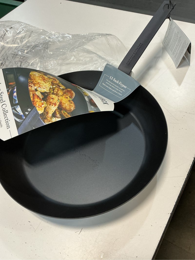 Condition photo showing Good Condition for merten & storck pre-seasoned carbon steel black frying pan  12-inch