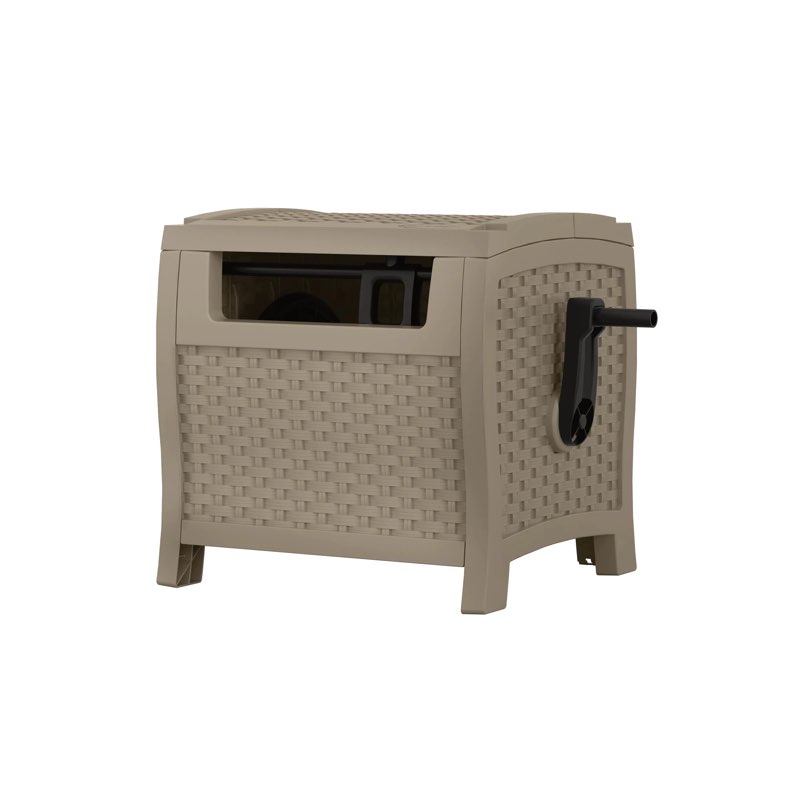 suncast plastic 175-ft hideaway hose reel