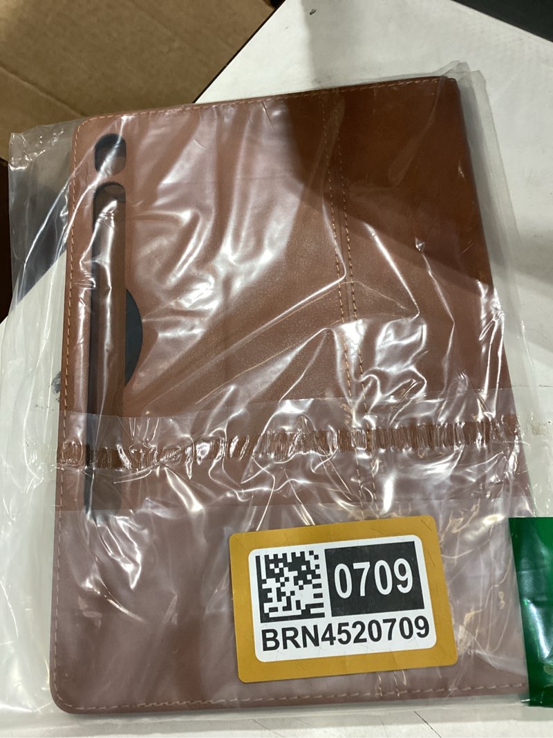Condition photo showing New/Like New for for samsung galaxy tab s9 11inch and s9 fe/s10 fe/s10 lite 10.9inch case with s pen holder 2023/2025(x710/x716/x510/x516/x520/x526) genuine leather cover protective shell,auto wake/sleep.brown | genuine leather folio cover fits model:sm-x710/x510/x520/x400 2023/2025,s pen holder,smart protective shell,auto wake/sleep. brown s9/s10 11 inch