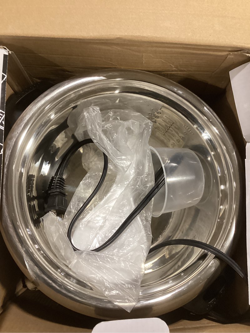 Condition photo showing Good Condition for Elite Gourmet ERC2010B Electric Rice Cooker with Stainless Steel Inner Pot Makes Soups, Stews, Porridge's, Grains and Cereals, 10 cups cooked (5 Cups uncooked), Black