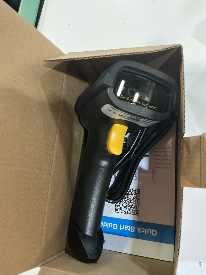 Condition photo showing Good Condition for netum 2d barcode scanner, compatible with 2.4g wireless & bluetooth & usb wired connection, connect smart phone, tablet, pc, 1d bar code reader work for qr pdf417 data matrix (nt-1228bl) (1)
