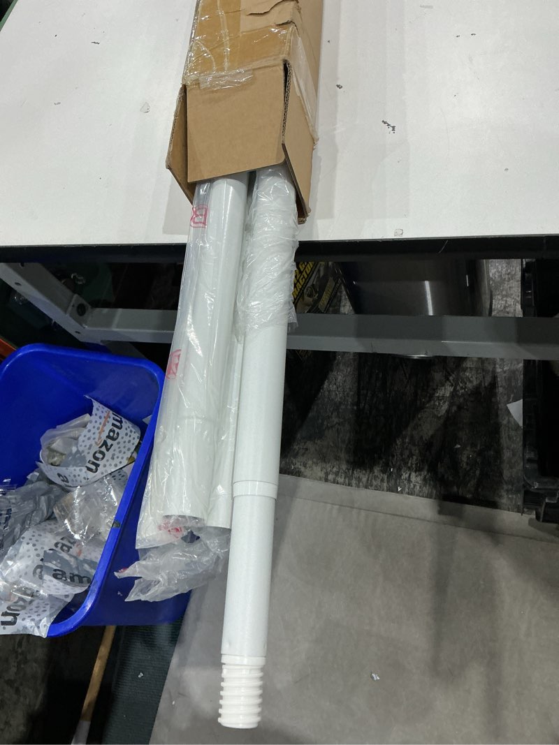 Condition photo showing Good Condition for tension curtain rod 39-173in(3.3-14ft), extra long curtain rod no drilling for window patio,one-click fast telescopic rod,adjustable heavy duty tension rod shower curtain rod for bathroom,white 39-173 " white