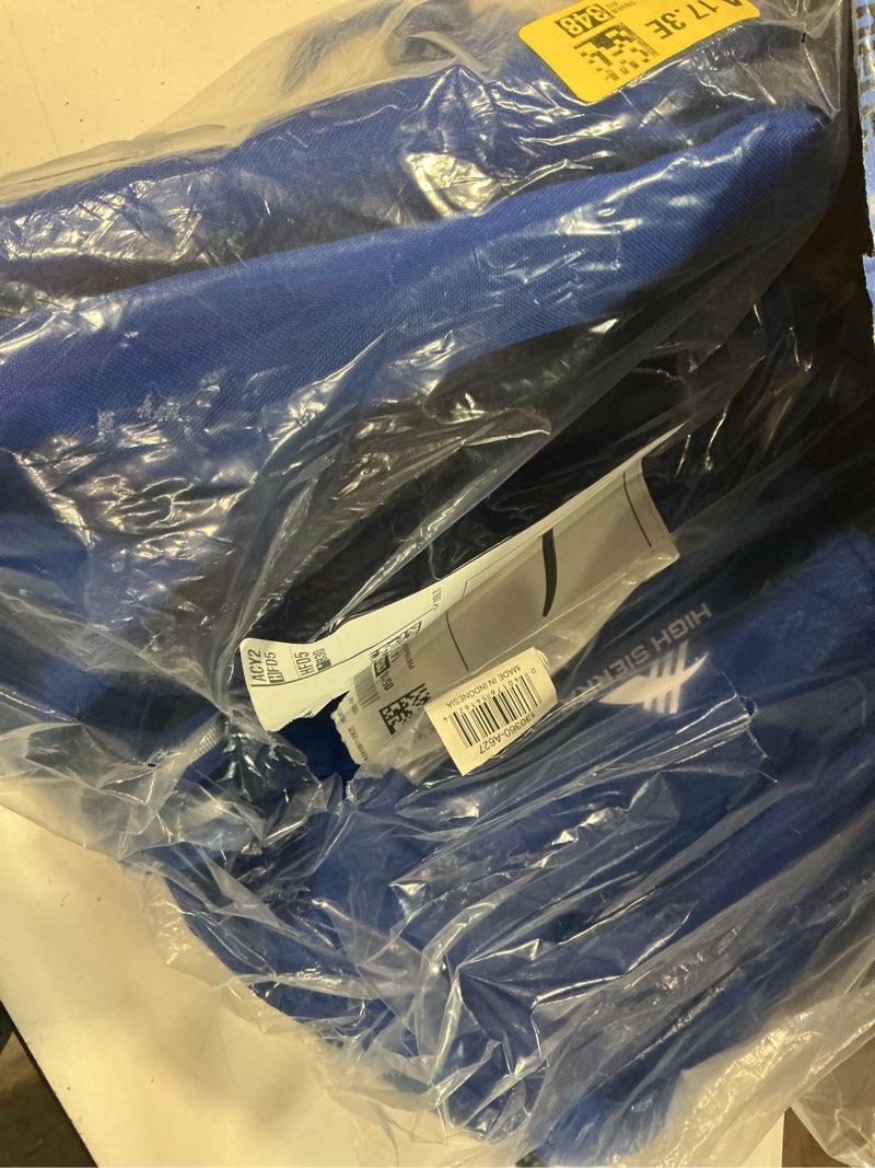 Condition photo showing New/Like New for high sierra swoop sg backpack, travel or work laptop bookbag with drop protection pocket, and tablet sleeve, one size, cosmic blue cosmic blue one size