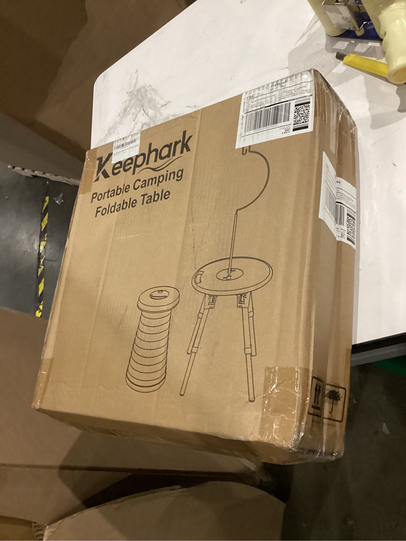 LED Camping Table Set with Stools, 300lbs Capacity Adjustable Height Folding Table & Chairs, All-in-One Compact Design for Outdoor, Camping, Picnic, Tailgating Pure Black Casual