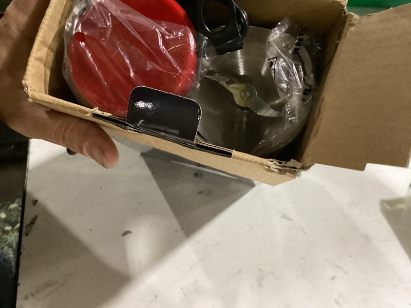 Condition photo showing Good Condition for ovente immersion hand blender, 300w corded electric handheld stick mixer with 2 mixing speeds and stainless steel blades for smoothies, purees & baby food, red hs560r