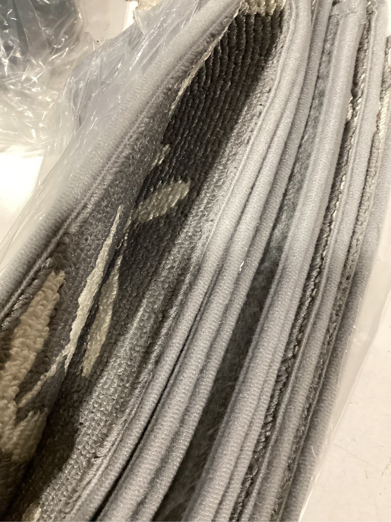 Condition photo showing Good Condition for stair treads for wooden steps non slip stair carpet, 4 pack stair runners indoor stair rugs for elders and pets reusable staircase step treads covers, 30x8 inches, grey grey 4pc-8"x30"