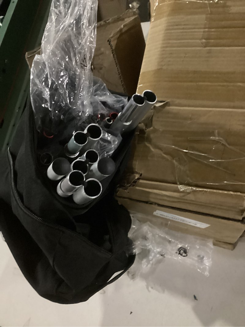 Condition photo showing New/Like New for Universal Van Interior Ladder Storage Holder, Adjustable Internal Ladder Rack Fit for Van/Trailer/Truck Roof, Securely Stores Ladders in Vehicle, with Mounting Screws