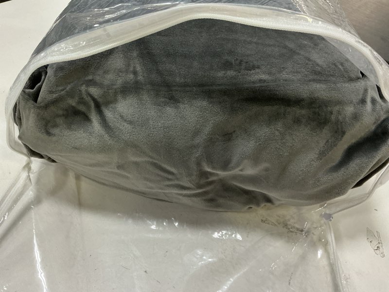 Condition photo showing Good Condition for H.VERSAILTEX Real Velvet Plush 3 Piece Stretch Sofa Covers Couch Covers for 2 Cushion Couch Loveseat Covers Width Up to 72 Inch Feature Thick Soft Stay in Place (Medium Sofa, Grey) 2 Cushion Loveseat Grey