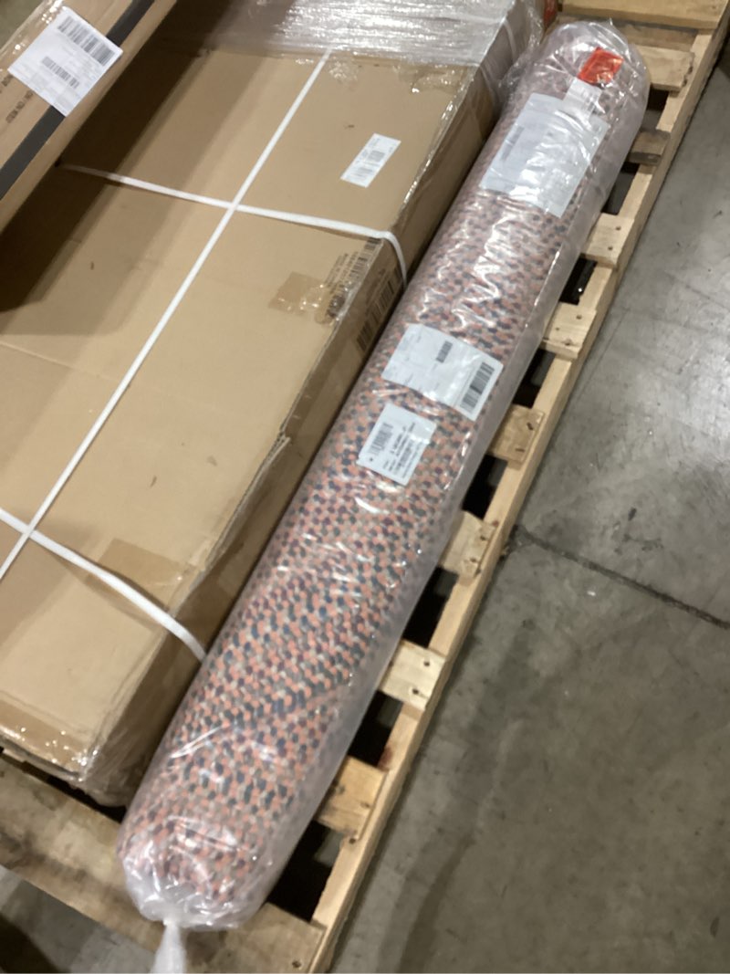 Condition photo showing Good Condition for Colonial Mills Naples Oval - Orange 5x7