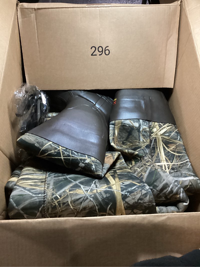 Condition photo showing Good Condition for HISEA Chest Waders for Men, Hunting Wader with 800G Insulated Boots, 4.5mm Neoprene Waterproof Mens Camo Bootfoot Waders M8/W10 Next Camo Evo(s)