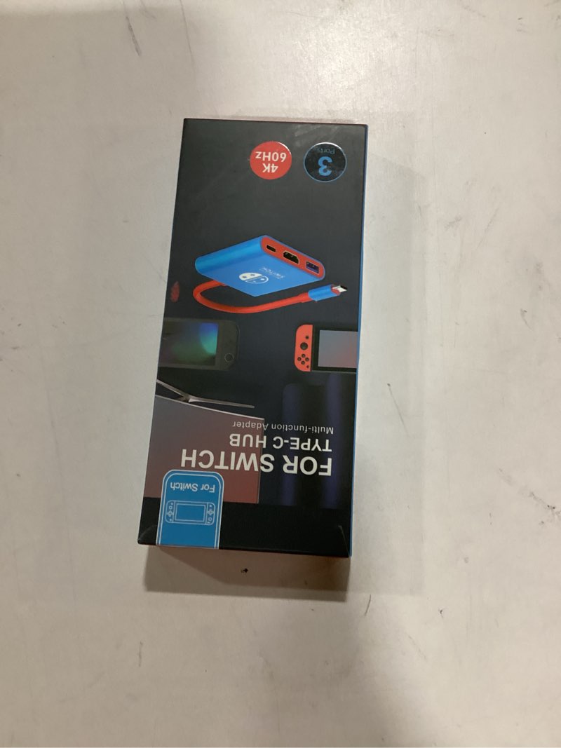 Switch 2 Dock, Portable TV Dock Station for Switch/Switch 2/Steam Deck/ROG Ally/Legion GO, 3-in-1 Sw