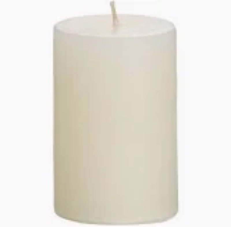 Small white candles 4ct